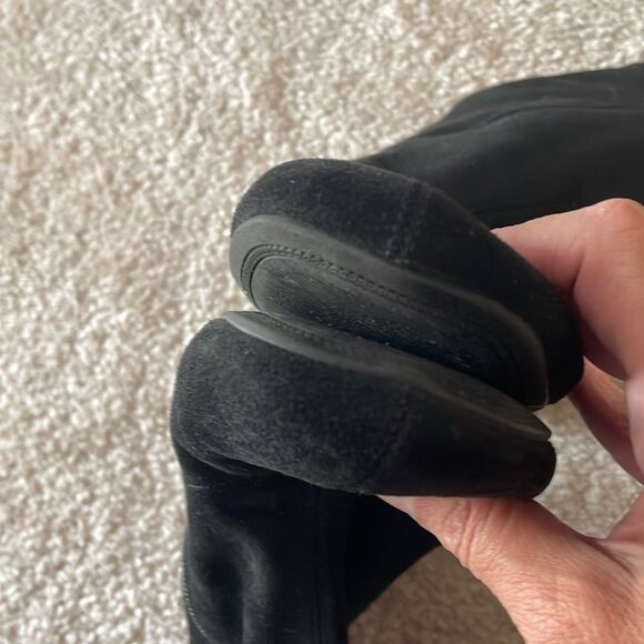 A new day High Heel Black Faux Suede Ankle Boots Size 8.5 - Picture 9 of 12